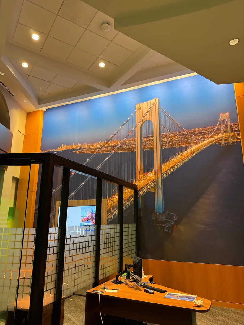 Custom Printed Acoustic Fabric Wall (Mural)