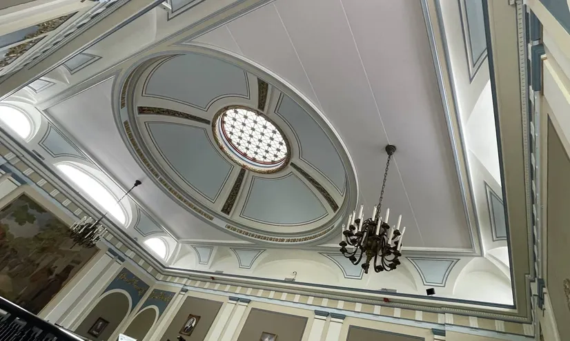 Acoustic Fabric Wall & Ceiling in Historic Building