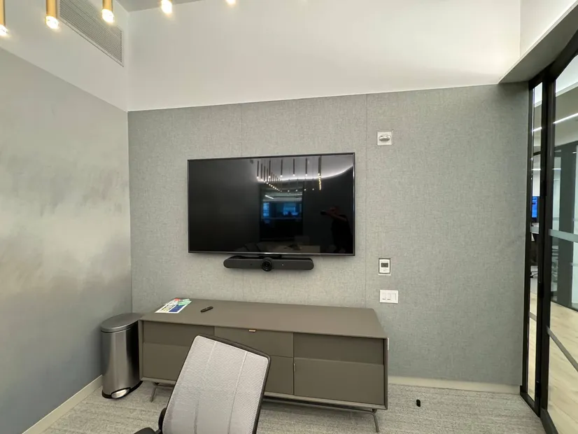Upholstery Wall in Meeting Room
